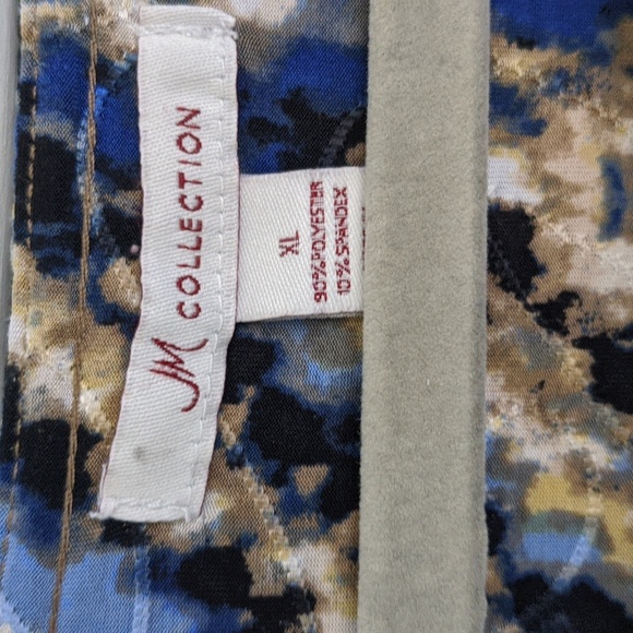 Women's XL Extra Large Stretchy Textured Shirt Top Blouse - Picture 3 of 5